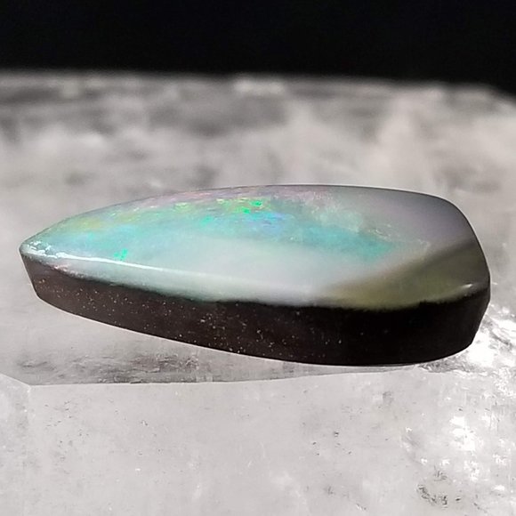 Australian Winton Opal * 14.7 x 6.7 x 4.2mm * solid, natural, gemmy boulder opal - Picture 5 of 15